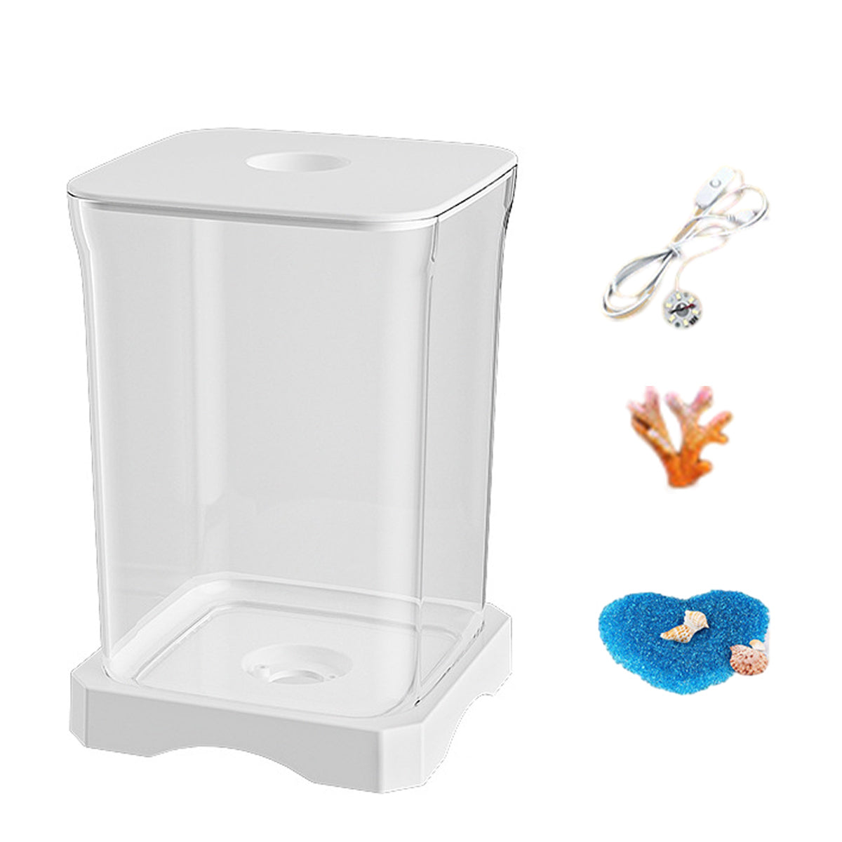 Desktop Fish Tank With LED Light
