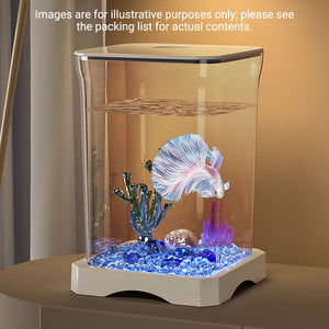 Desktop Fish Tank With LED Light