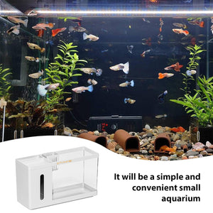 Desktop Aquarium - Mini Office Fish Tank with Tissue Dispenser