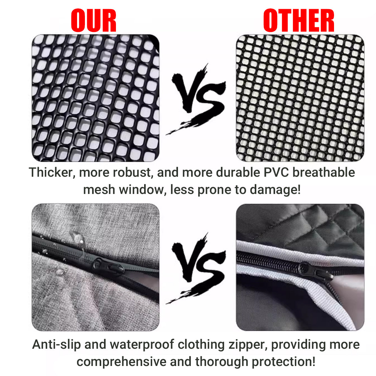 4 In 1 Detachable Car Pet Mat For Back Seat & Trunk