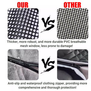 4 In 1 Detachable Car Pet Mat For Back Seat & Trunk