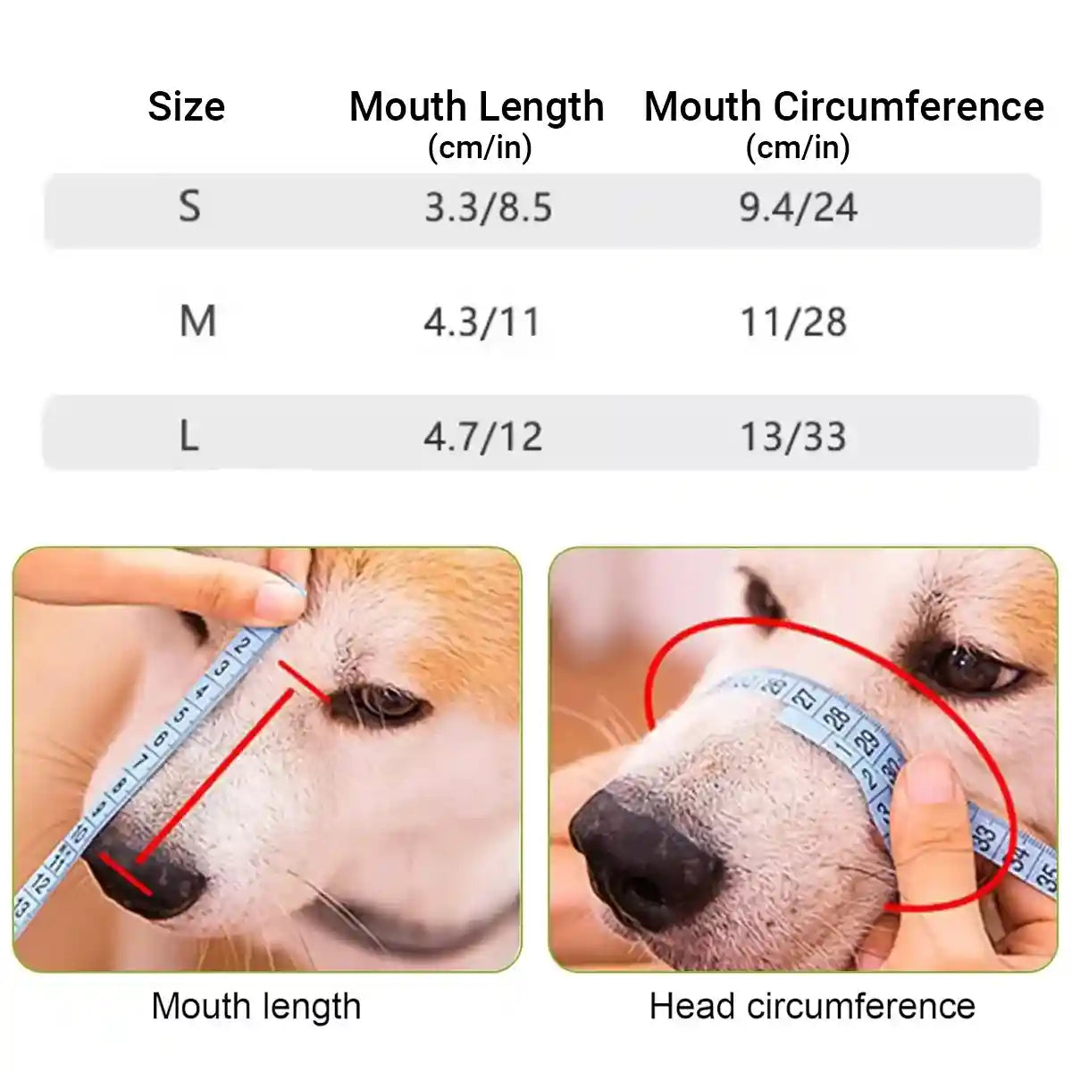 Dog Mask Breathable Adjustable Air Filter Muzzle for Pets