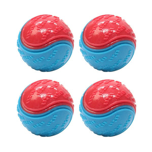4-Pack Textured Dog Chew Balls