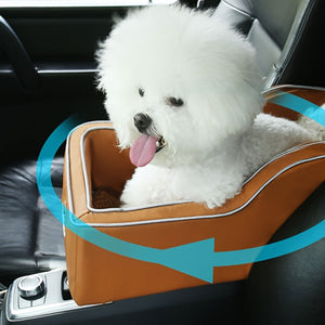 Car Center Console Pet Seat for Small Dogs & Cats