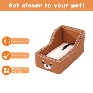 Car Center Console Pet Seat for Small Dogs & Cats