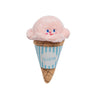 Ice Cream Cone Dog Chew Toy Plush With Squeaker