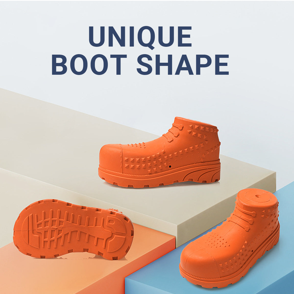 Dog Chew Toy Durable Squeaky Rubber Shoe for Dental Cleaning