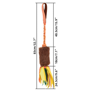 Interactive Dog Chew Toy With Rope And Tassel