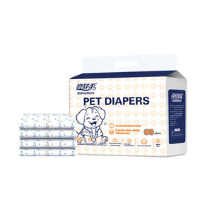 Disposable Dog Diapers 60PCS | Super Absorbent Leak-Proof Pet Nappies