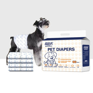 Disposable Dog Diapers 60PCS | Super Absorbent Leak-Proof Pet Nappies