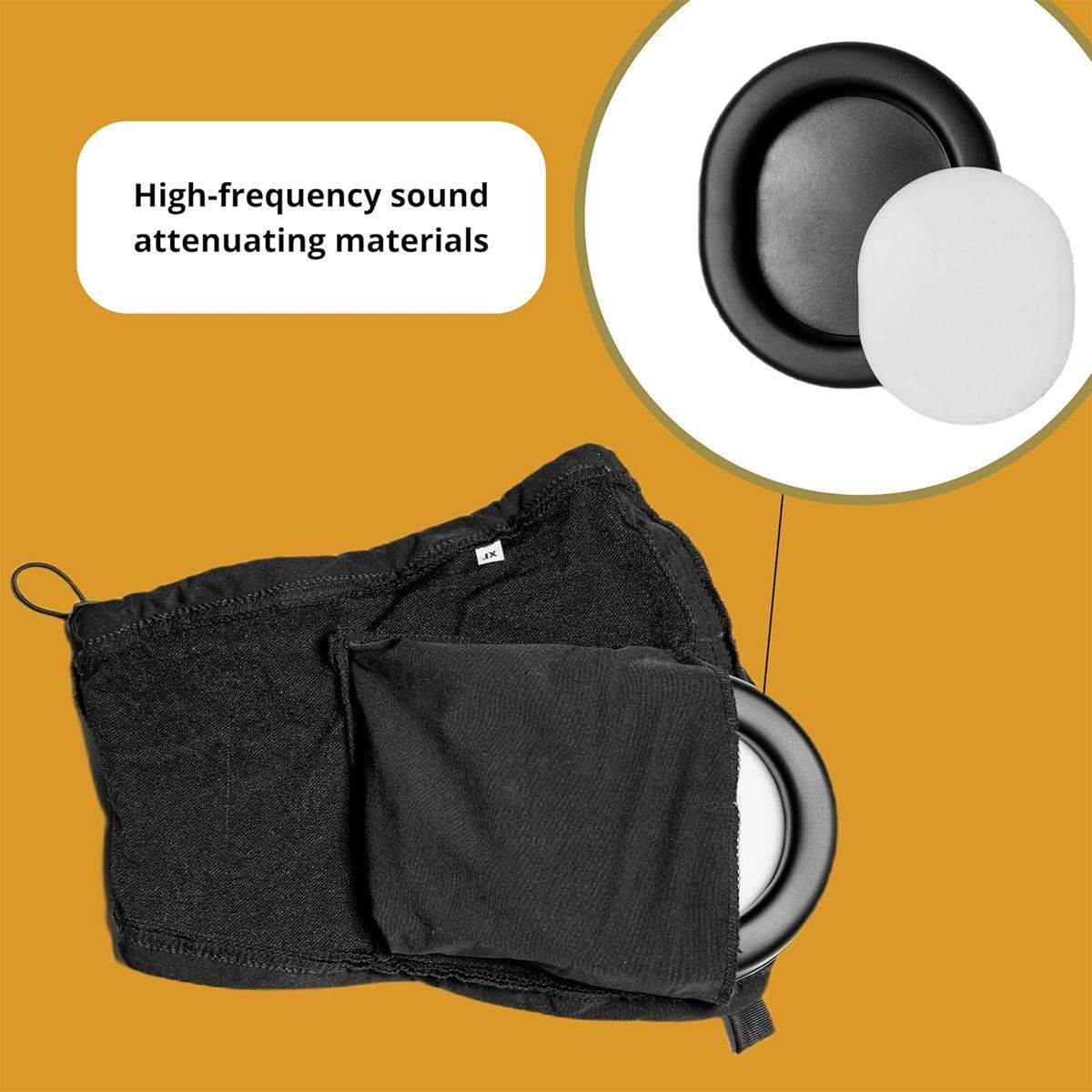 Adjustable Dog Ear Muffs Noise Protection for Fireworks & Loud Environments