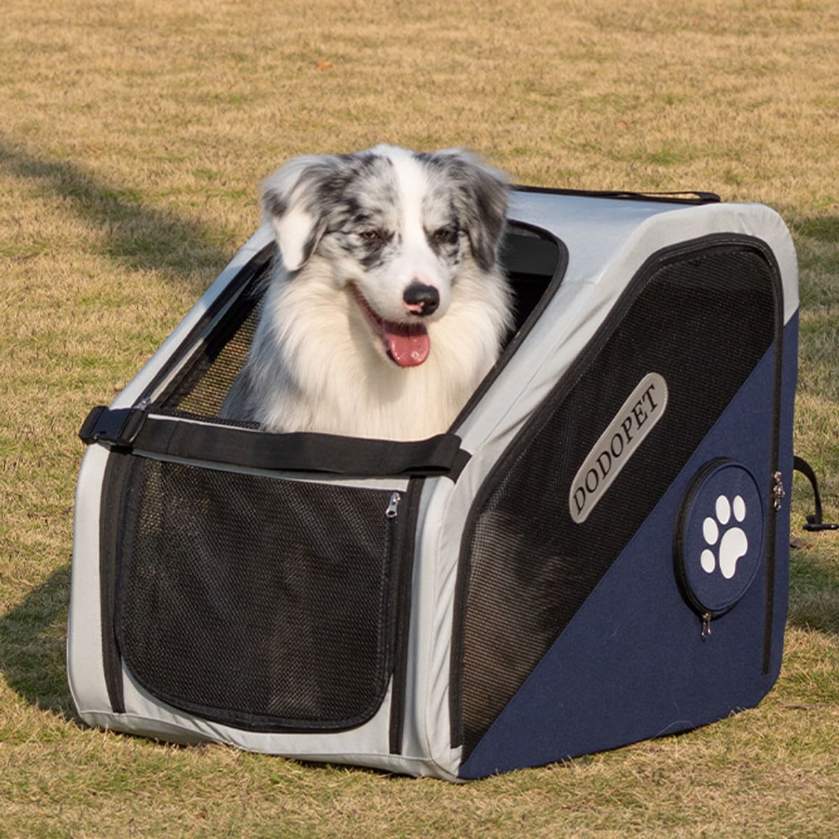 DODOPET Foldable Dog Car Carrier, Safe Travel Pet Car Seat