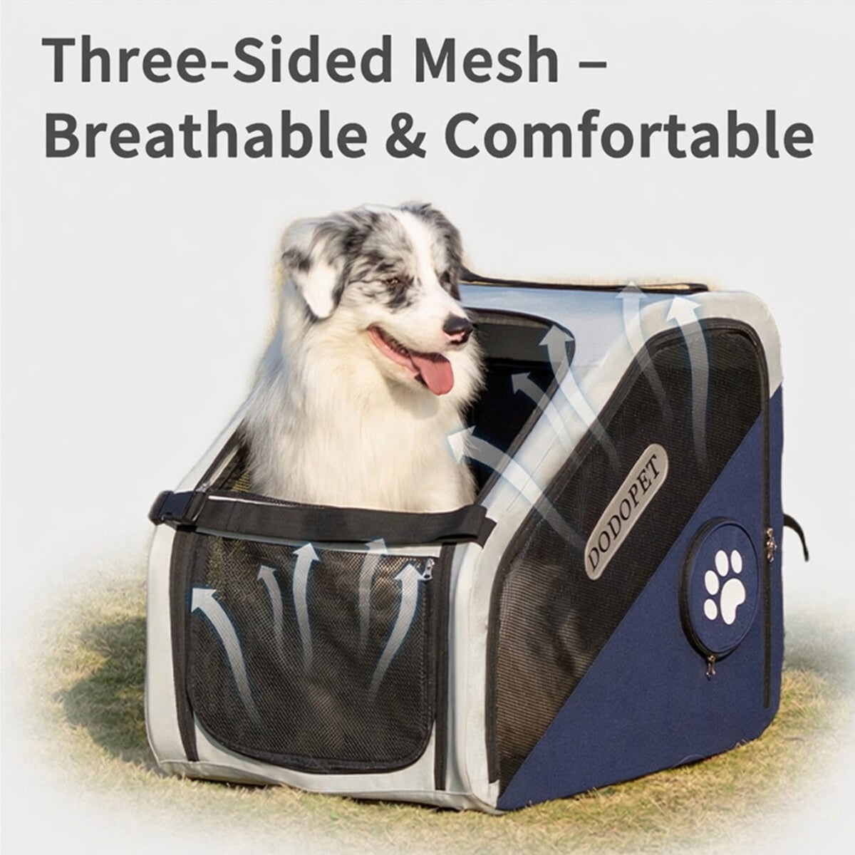 DODOPET Foldable Dog Car Carrier, Safe Travel Pet Car Seat