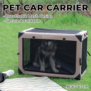 DODOPET Foldable Soft Dog Crate, XL Portable Travel Pet Kennel