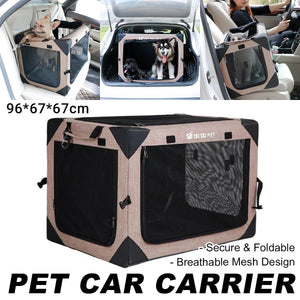 DODOPET Foldable Soft Dog Crate, XL Portable Travel Pet Kennel