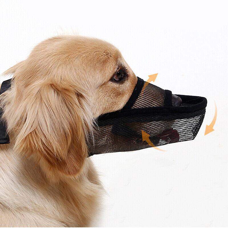 Nylon Dog Muzzle  Adjustable Comfortable & Breathable Protection for Dogs