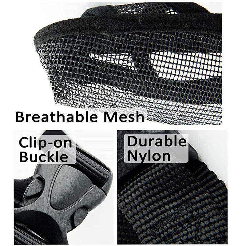 Nylon Dog Muzzle  Adjustable Comfortable & Breathable Protection for Dogs