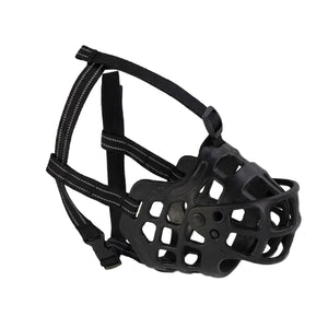 Soft Silicone Dog Muzzle, Breathable Basket Muzzle (S/M/L)