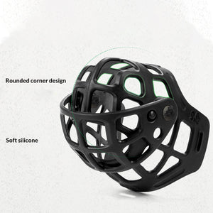 Soft Silicone Dog Muzzle, Breathable Basket Muzzle (S/M/L)