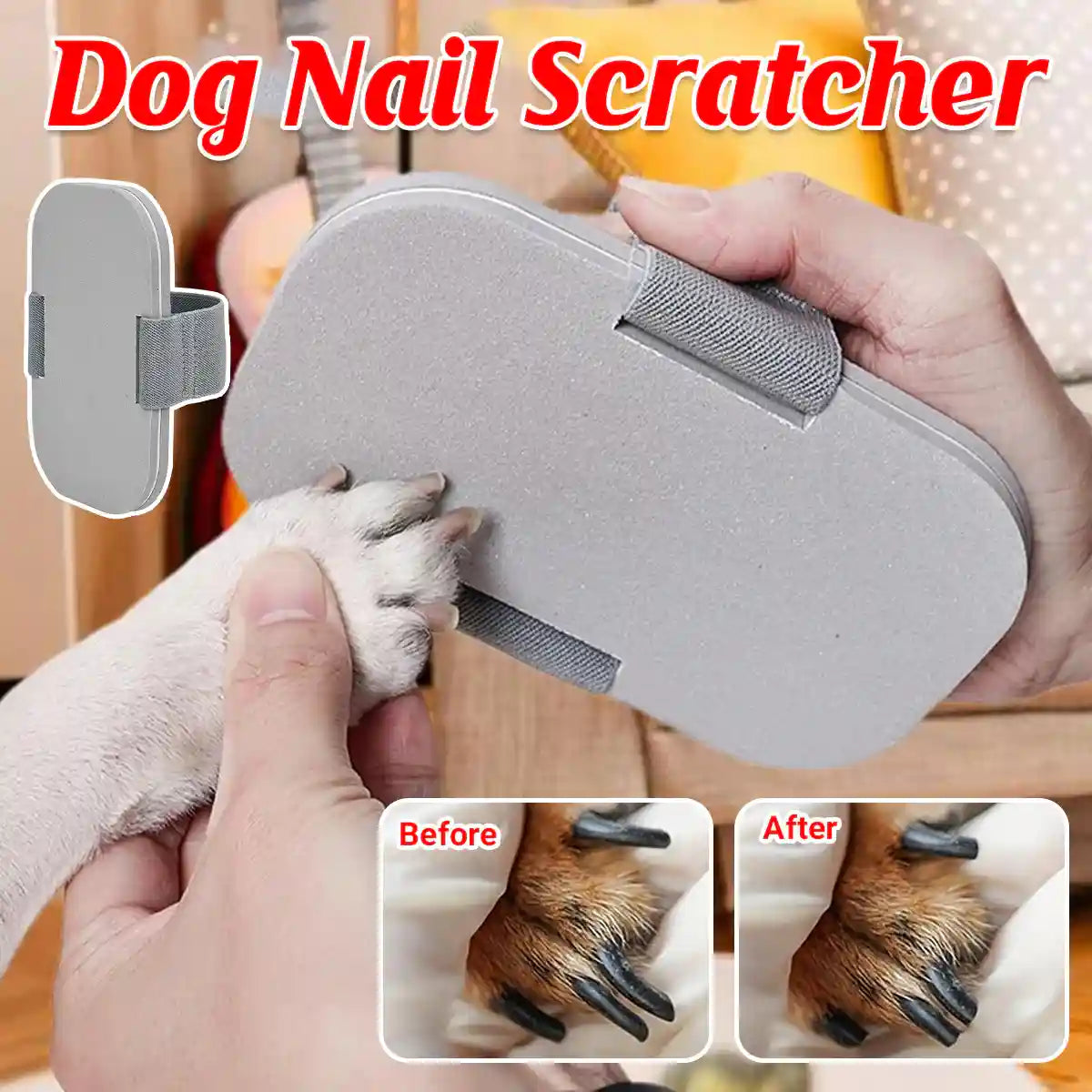 Dog Nail Scratcher Pet Paw Grinding Board for Easy Nail Trimming