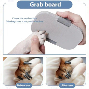 Dog Nail Scratcher Pet Paw Grinding Board for Easy Nail Trimming