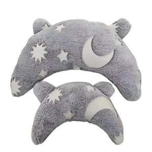 Glow In The Dark Dog Pillow for Anxiety Relief and Neck Support