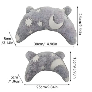 Glow In The Dark Dog Pillow for Anxiety Relief and Neck Support