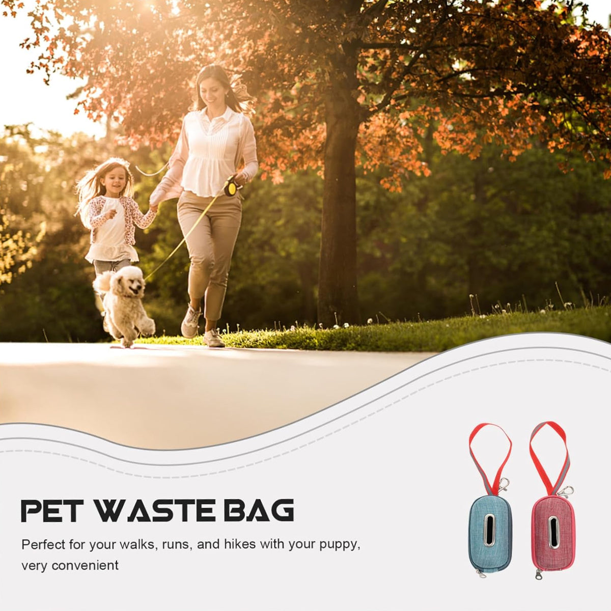 Pet Garbage Bag Picker Bag Storage Dog Poop Bag Dispenser
