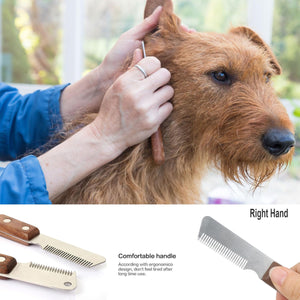 Pet Grooming Pluck Knife For Dogs