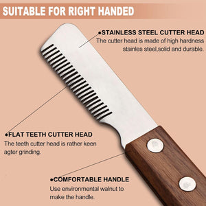 Pet Grooming Pluck Knife For Dogs