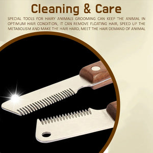 Pet Grooming Pluck Knife For Dogs