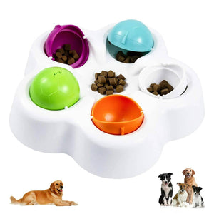 Interactive Puzzle Feeder Dog Toy