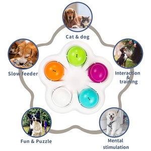 Interactive Puzzle Feeder Dog Toy