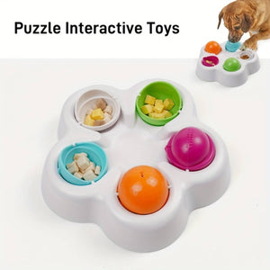 Interactive Puzzle Feeder Dog Toy