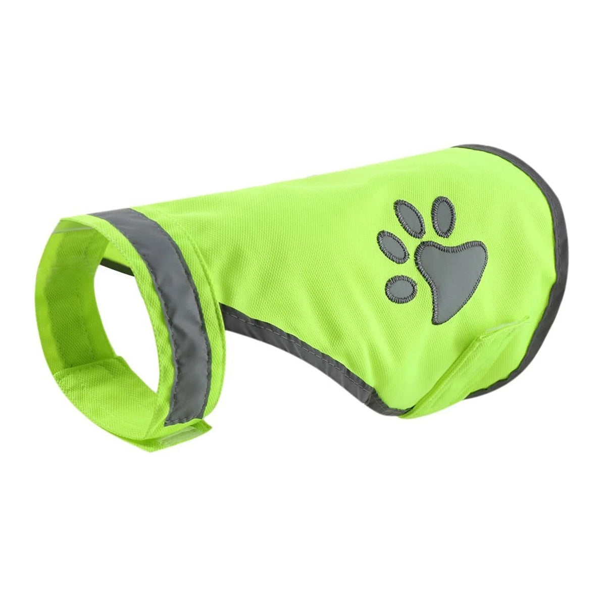High-Visibility Dog Safety Vest Reflective Fluorescent Green