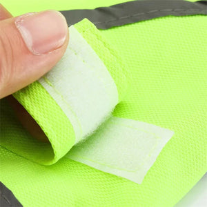 High-Visibility Dog Safety Vest Reflective Fluorescent Green
