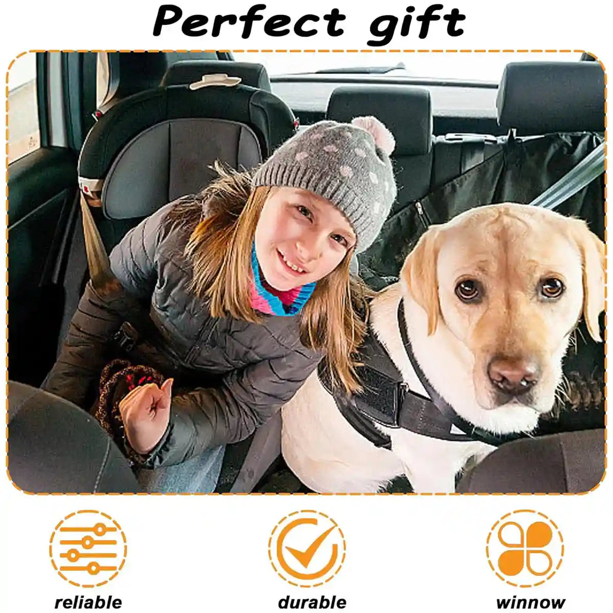 Dog Seat Belt Safety Buckle Harness