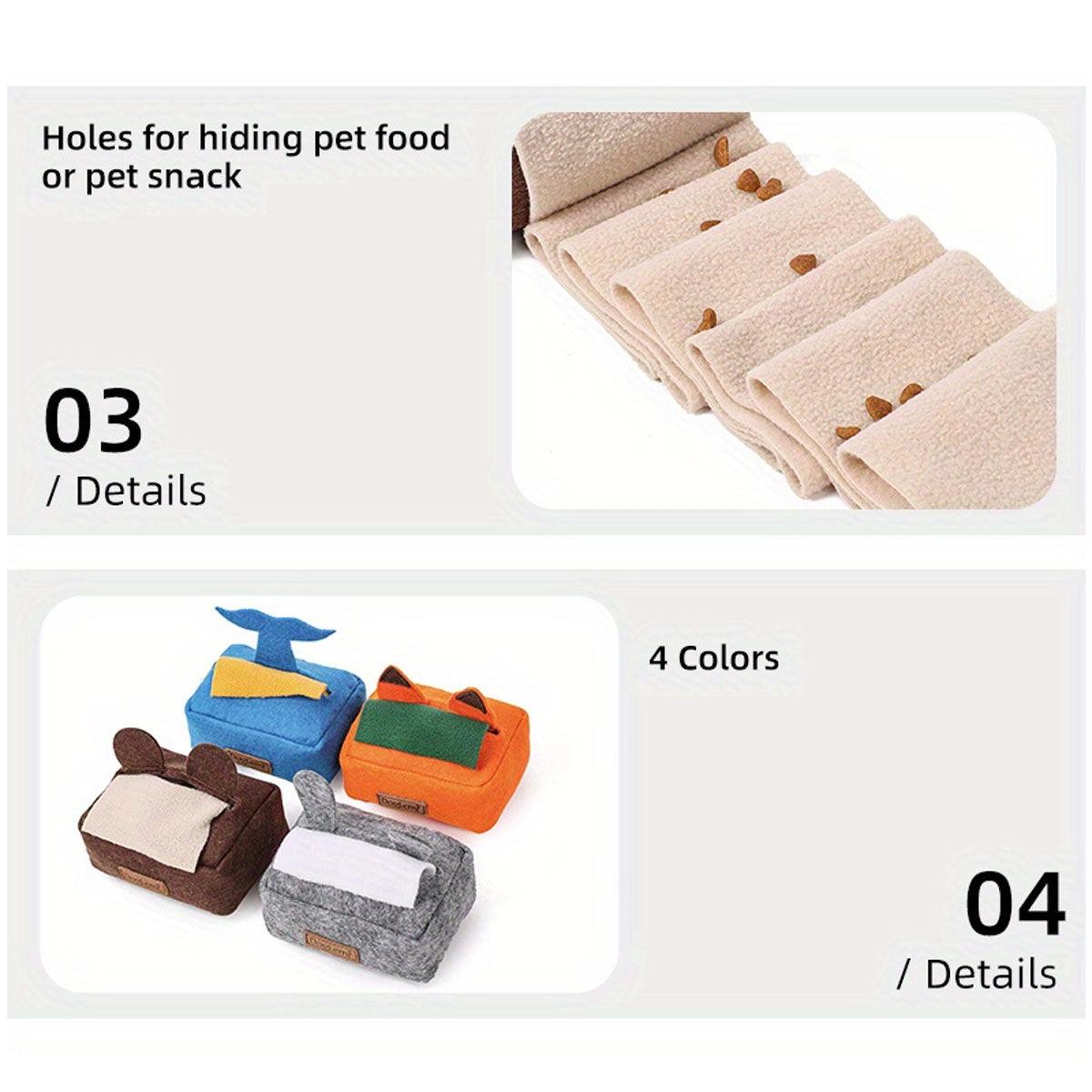 Reward-Based Snuffle Toys for Dogs Slow Feeding Nose Work Mat
