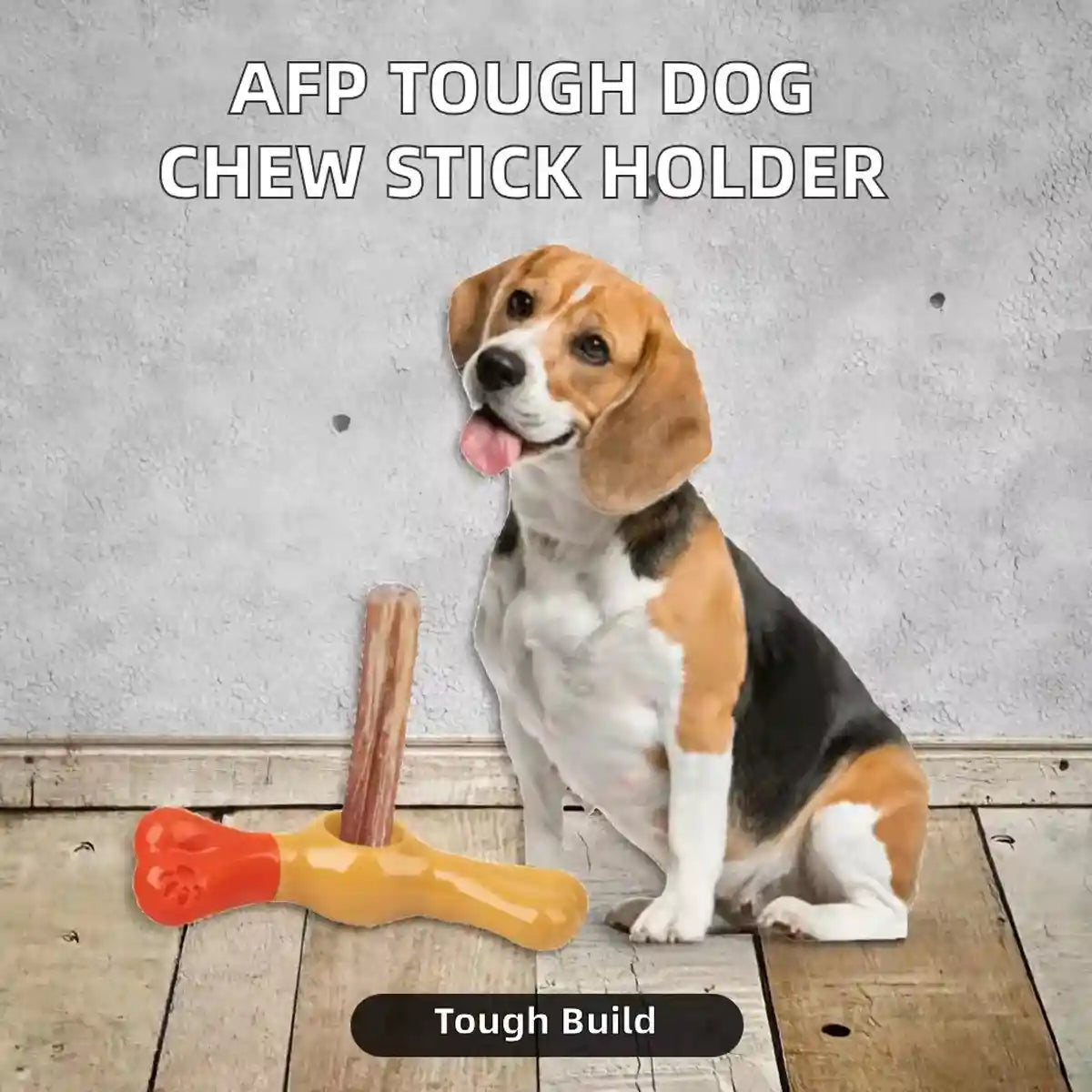 Durable Dog Chew Stick Holder Safe Bully Stick Grip for Medium Dogs