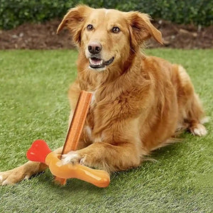 Durable Dog Chew Stick Holder Safe Bully Stick Grip for Medium Dogs