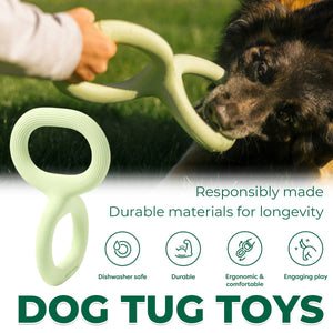 Dog Tug Toy Durable Rubber Tug Of War Toy