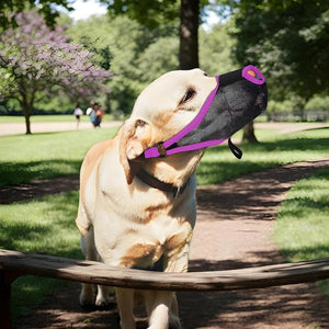 Dog Breathable Muzzle With Adjustable Strap