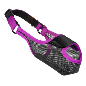 Dog Breathable Muzzle With Adjustable Strap