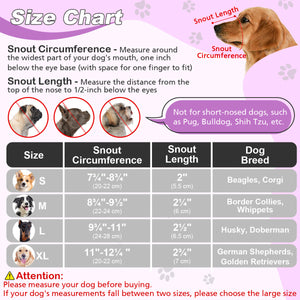 Dog Breathable Muzzle With Adjustable Strap