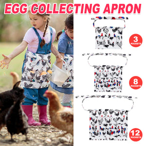 Egg Collecting Apron With Deep Pockets