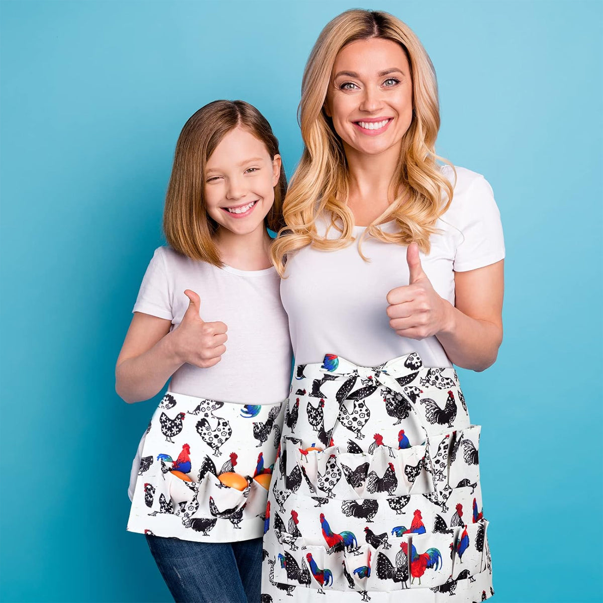 Egg Collecting Apron With Deep Pockets