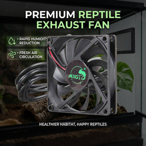 Reptile Terrarium Exhaust Fan | MIUS Ventilation System for Vivariums