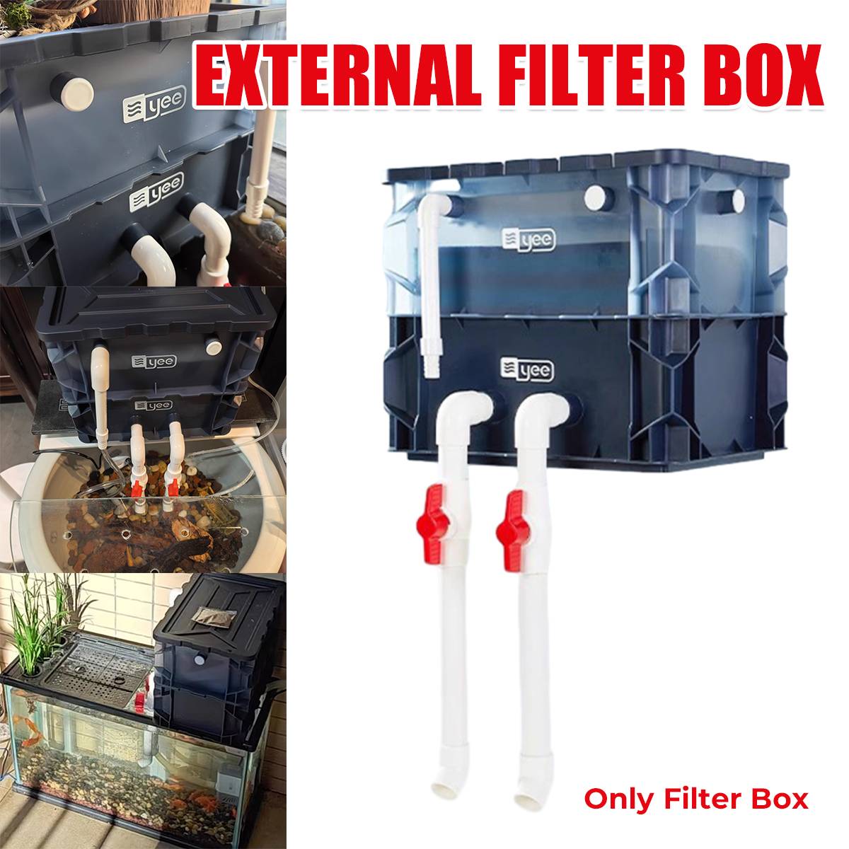External Canister Filter - Aquarium Bio Filter Box High Performance