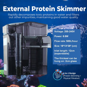 Waterfall Protein Skimmer - Jianrong Ps2012 External Desalinator