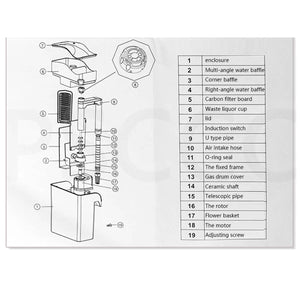 Waterfall Protein Skimmer - Jianrong Ps2012 External Desalinator
